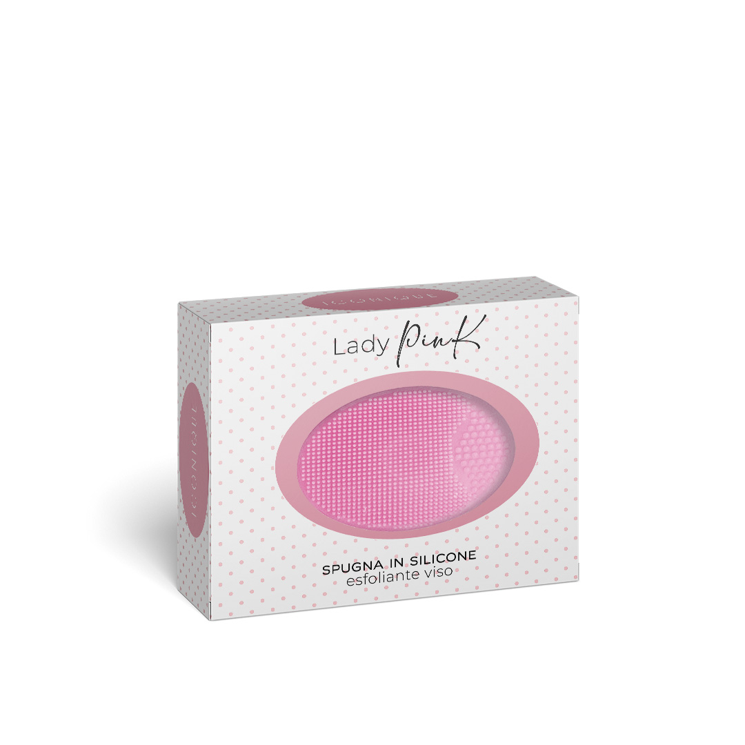 lady pink spugna viso in silicone