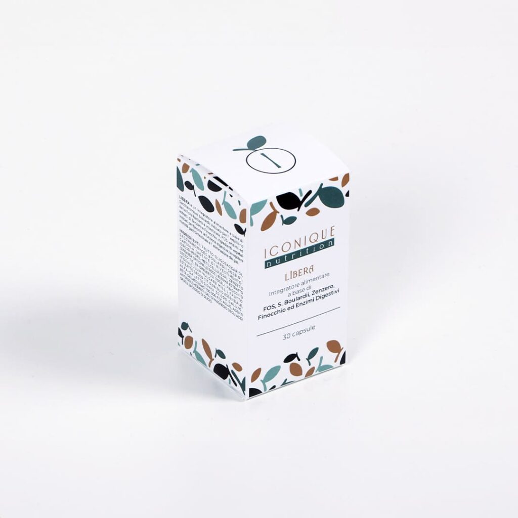 libera integratore iconique nutrition packaging