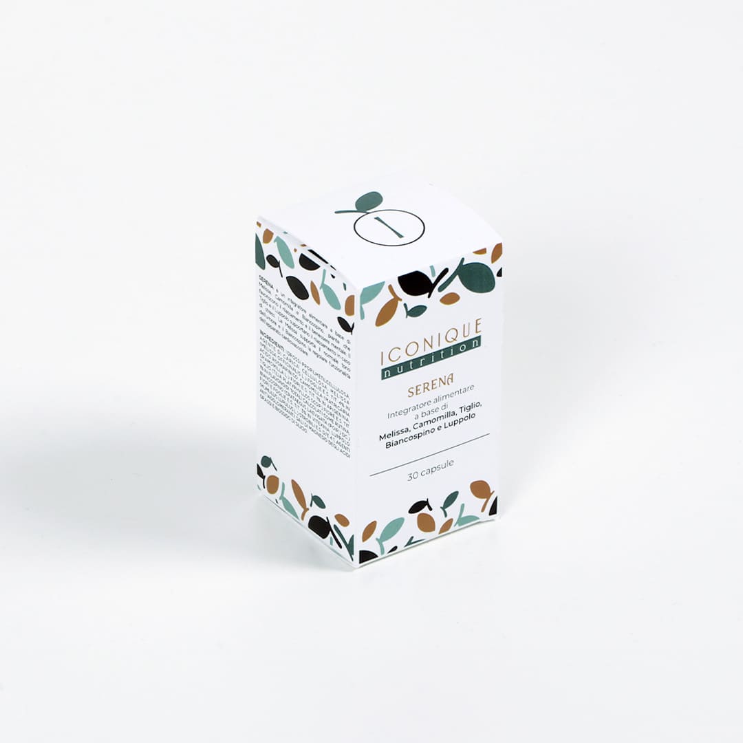 serena integratore iconique nutrition packaging